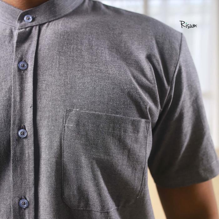 Risum - Nehru Shirt Chambray