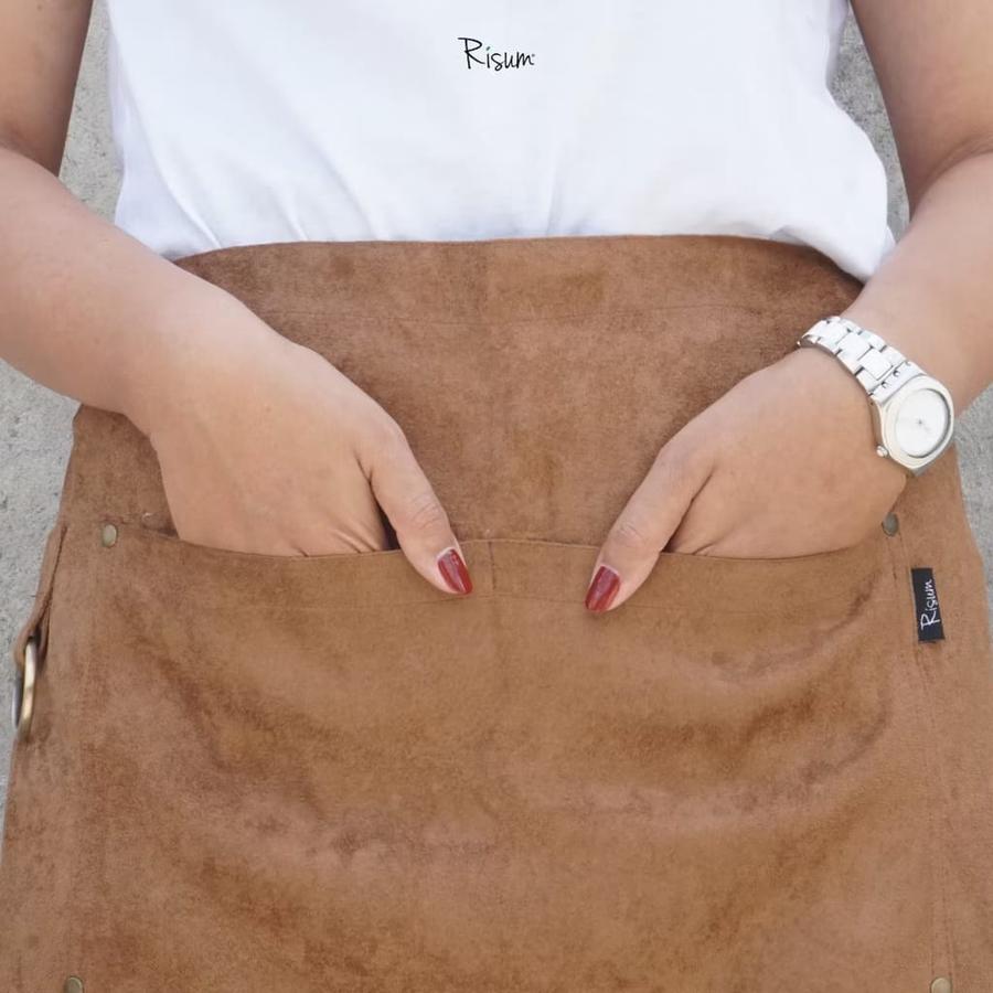 Risum - Half Suede Apron