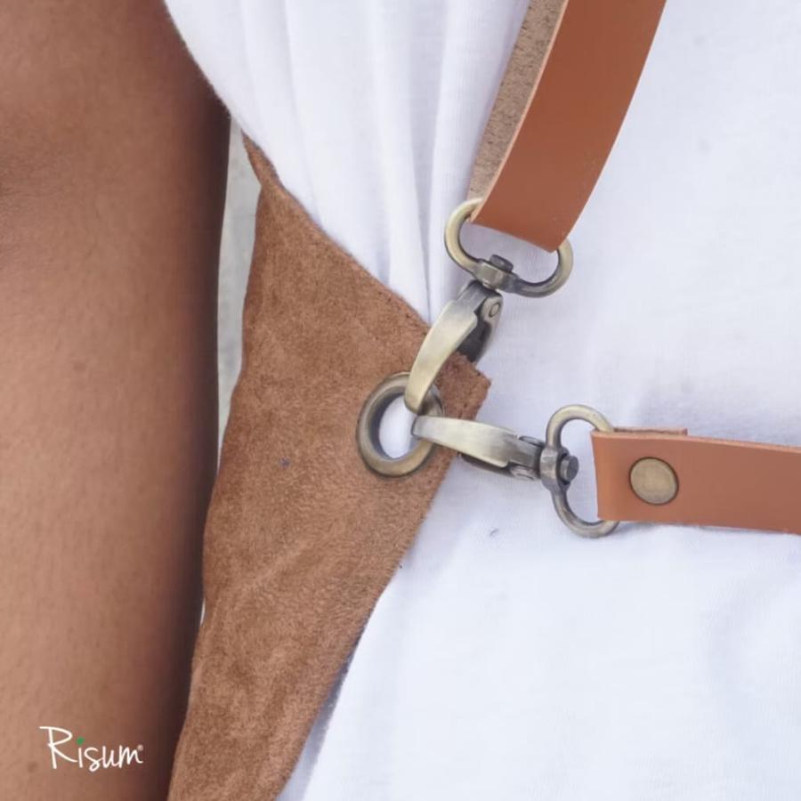 Risum - Apron X-Strap Suede