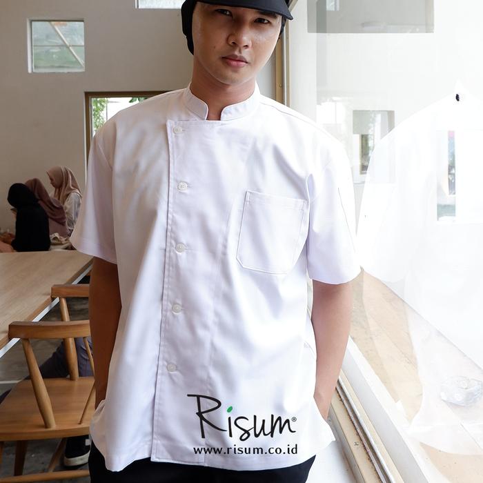 Risum - Bangle Chef Coat Tanpa List