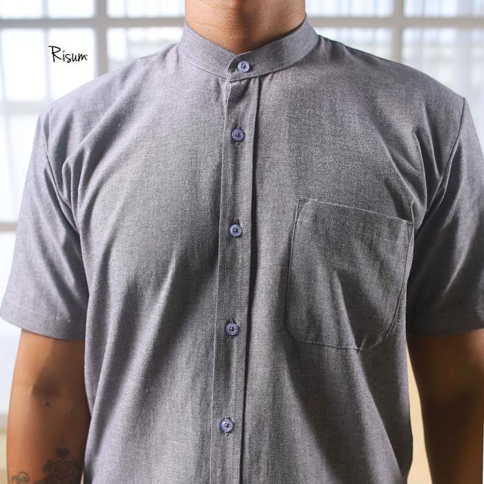 Risum - Nehru Shirt Chambray
