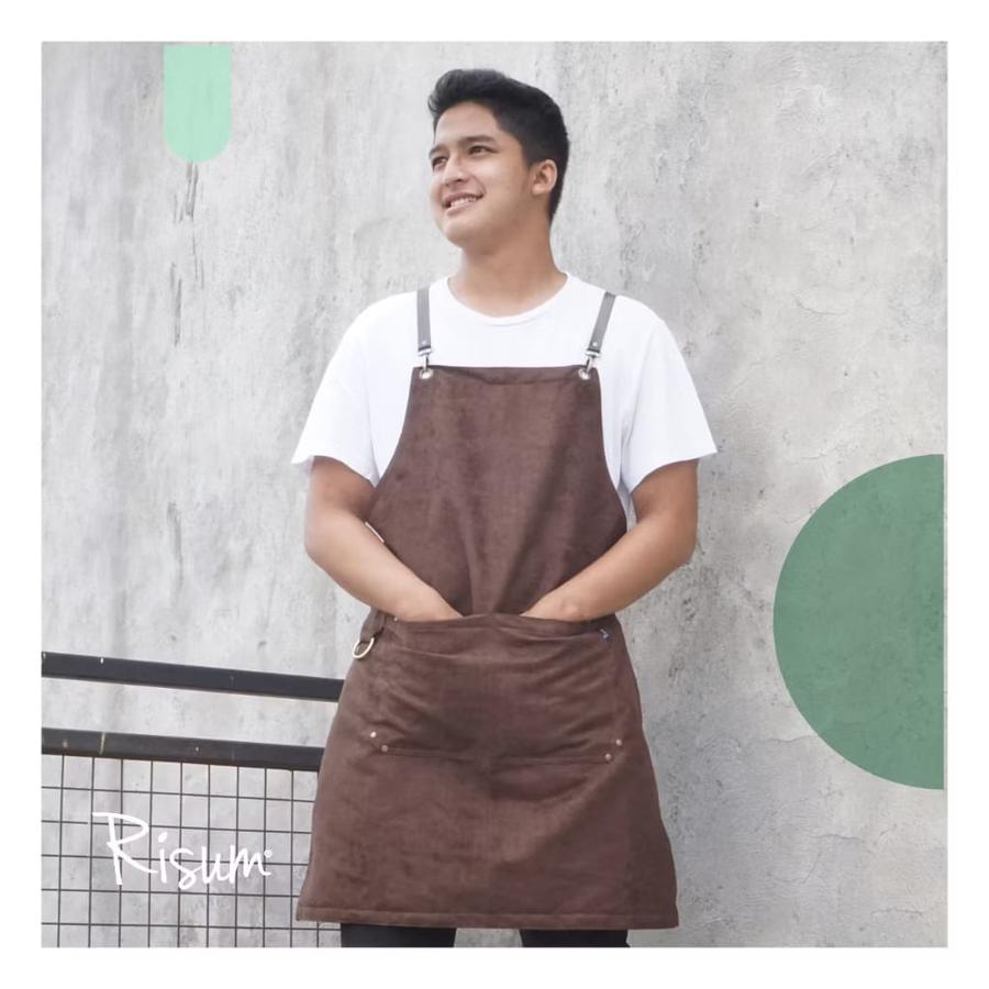 Risum - Apron X-Strap Suede