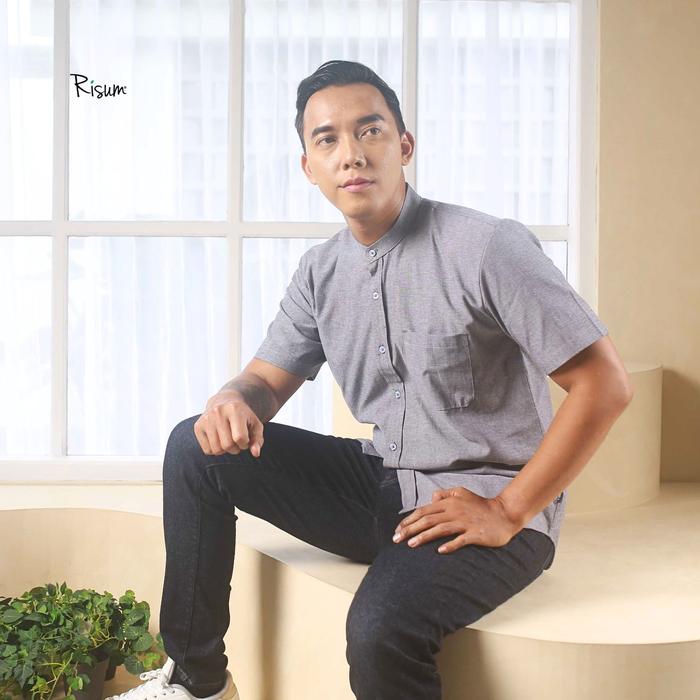 Risum - Nehru Shirt Chambray