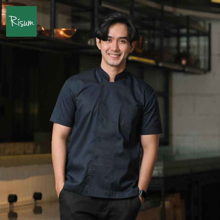 Risum - Bangle Chef Coat Tanpa List