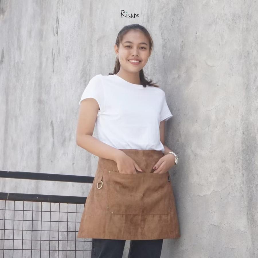 Risum - Half Suede Apron