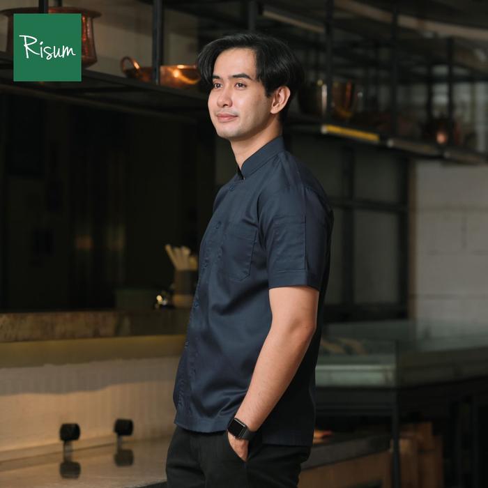 Risum - Bangle Chef Coat Tanpa List