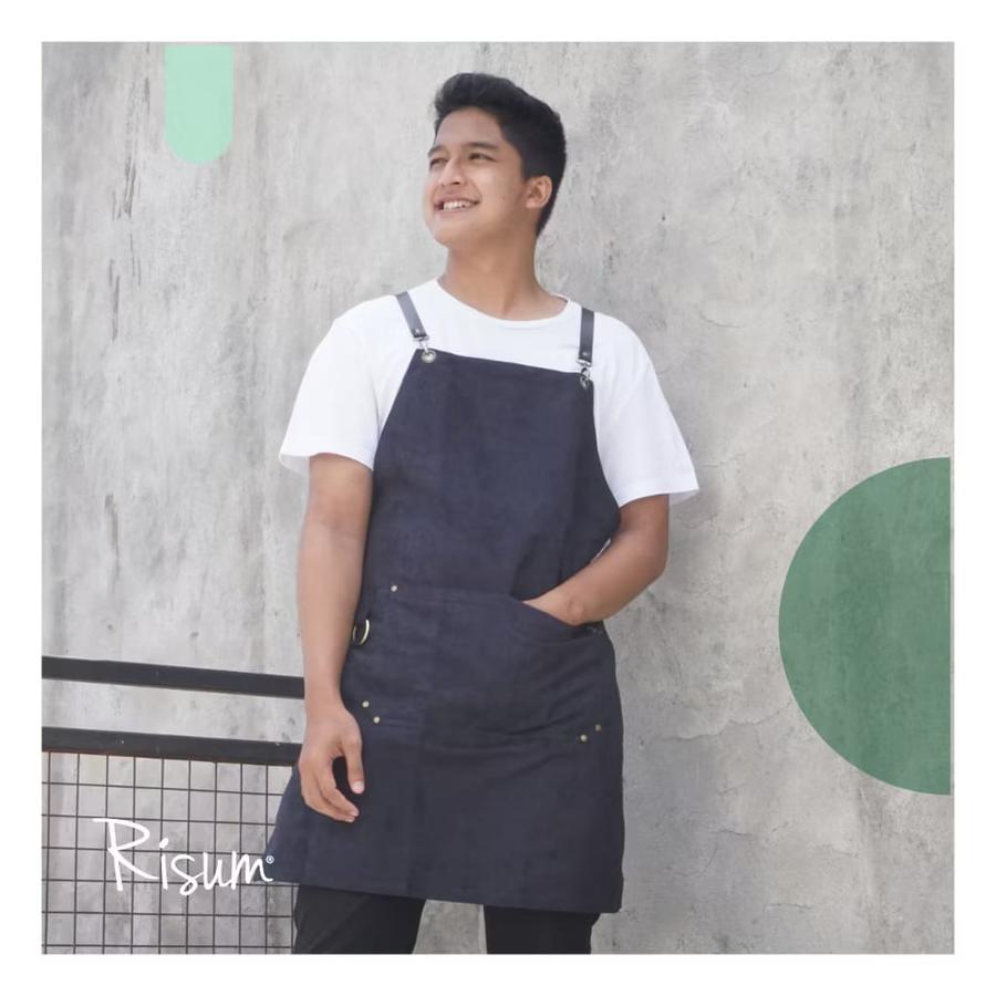 Risum - Apron X-Strap Suede