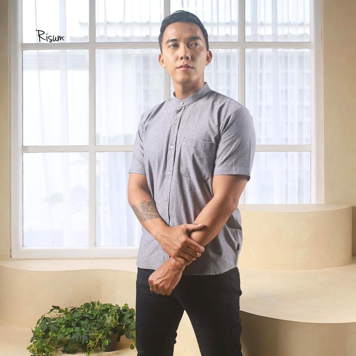 Risum - Nehru Shirt Chambray
