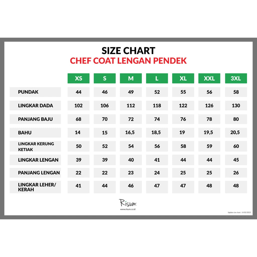 Risum - Andaliman Chef Coat